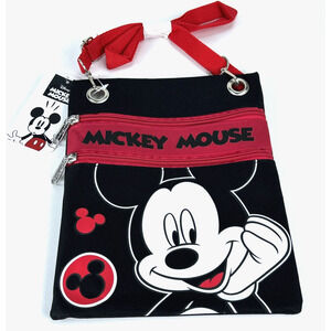 NEW Disney Mickey Mouse Crossbody Bag Handbag Mickey Travel Purse Wallet w/ Tags